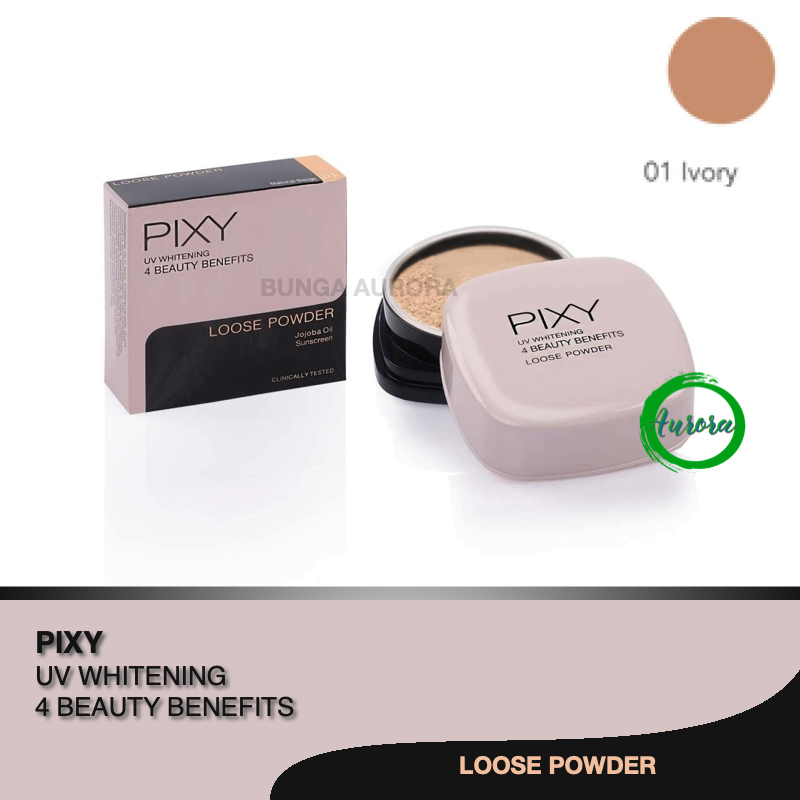 Pixy Uv Whitening Loose Powder 4 Beauty Benefits Bedak Tabur Lazada Indonesia