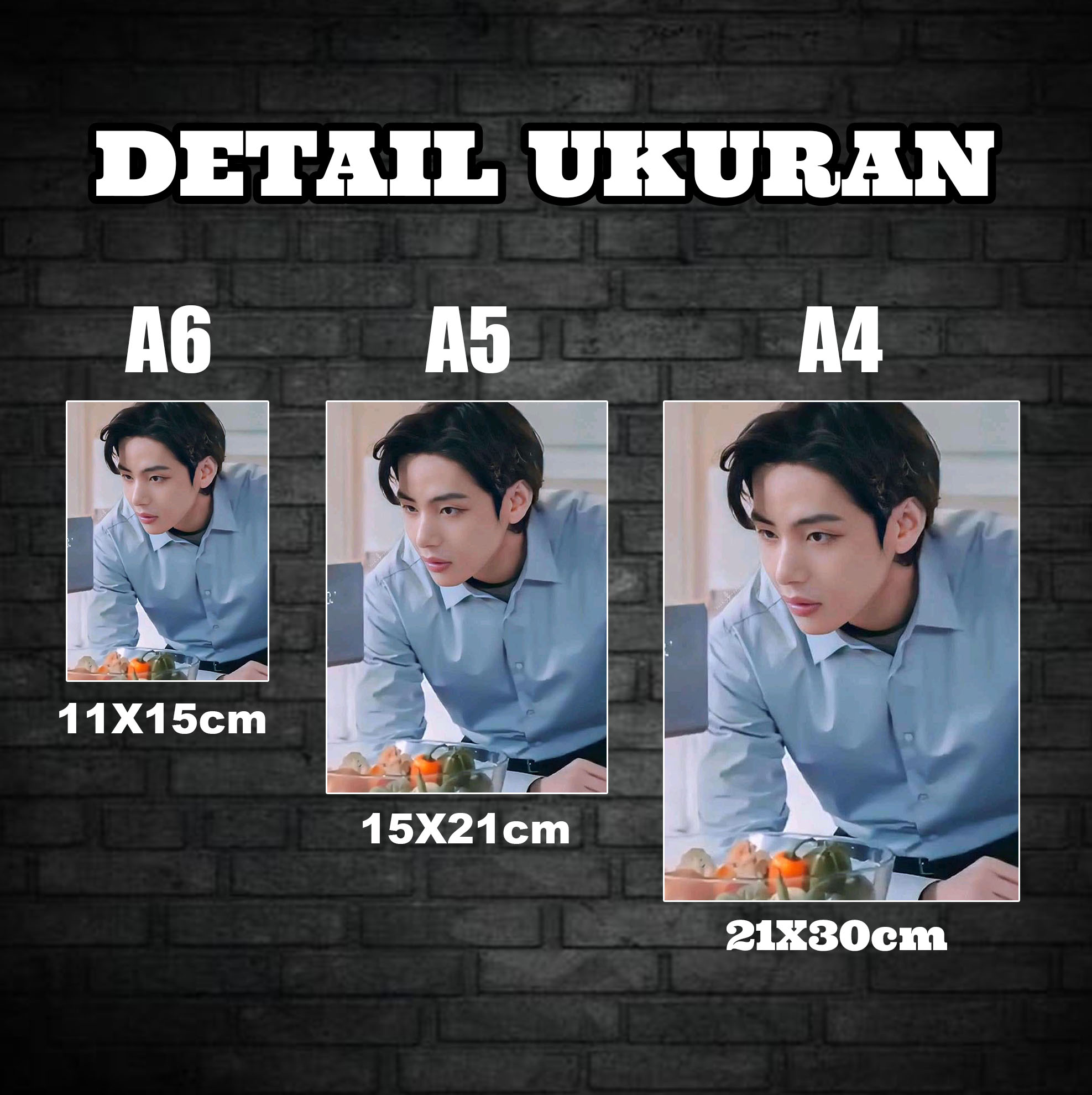 (Isi 16 PCS) Poster Dinding Kamar Aesthetic Bahan Glossy Kilau Poster ...