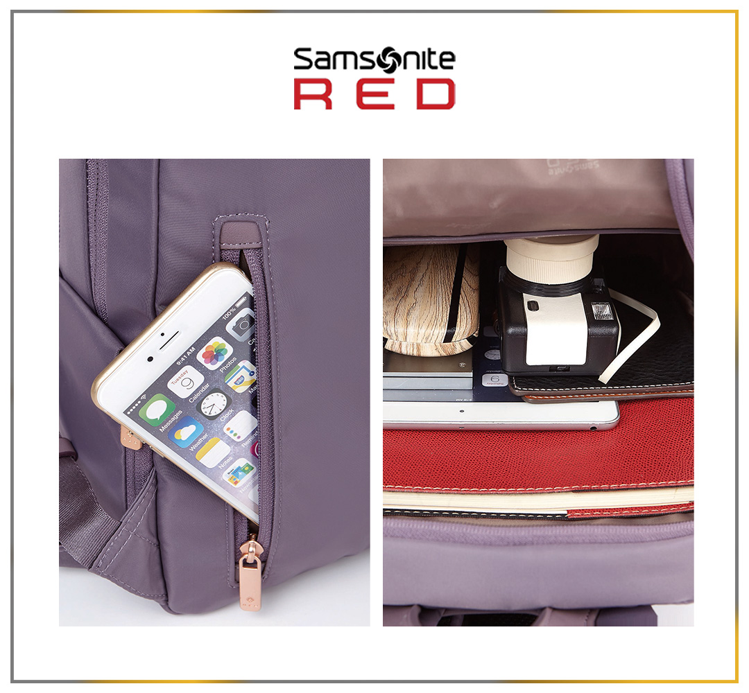 Samsonite Red Label Reny Backpack Purple Lazada Indonesia
