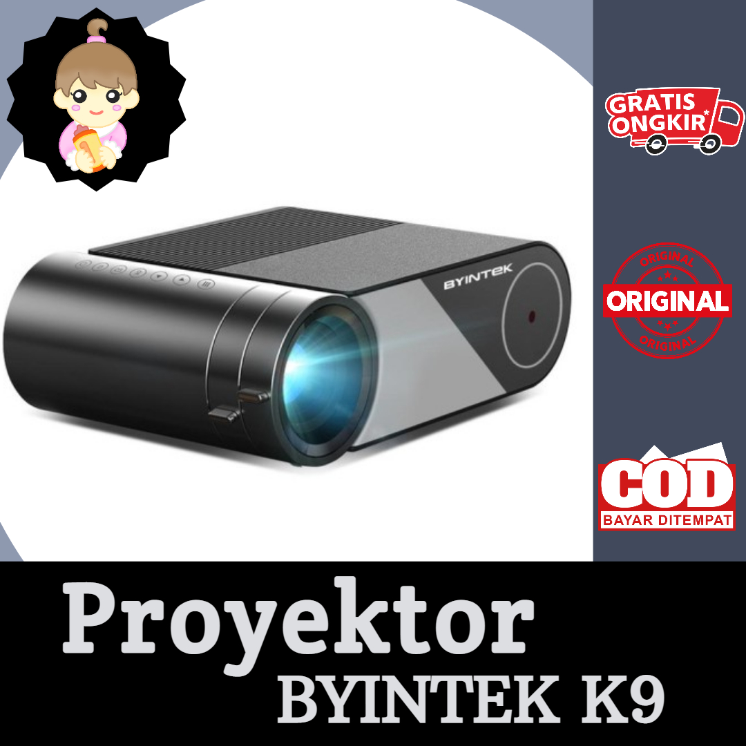 Proyektor K9 Mirroring Full HD | Byintek K9 Mirroring/proyektor byintek ...