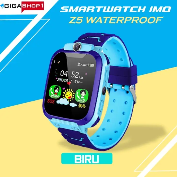 Jam Tangan Anak Imo Aimo Z5 Anak Smartwatch Tahan Anti Air Biru Sedia Smart Watch Smartwatch