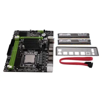 X58 Motherboard With Cpu Intel Xeon X5650 8g 2x4g Reg Ecc Memory Video Card Lazada Singapore