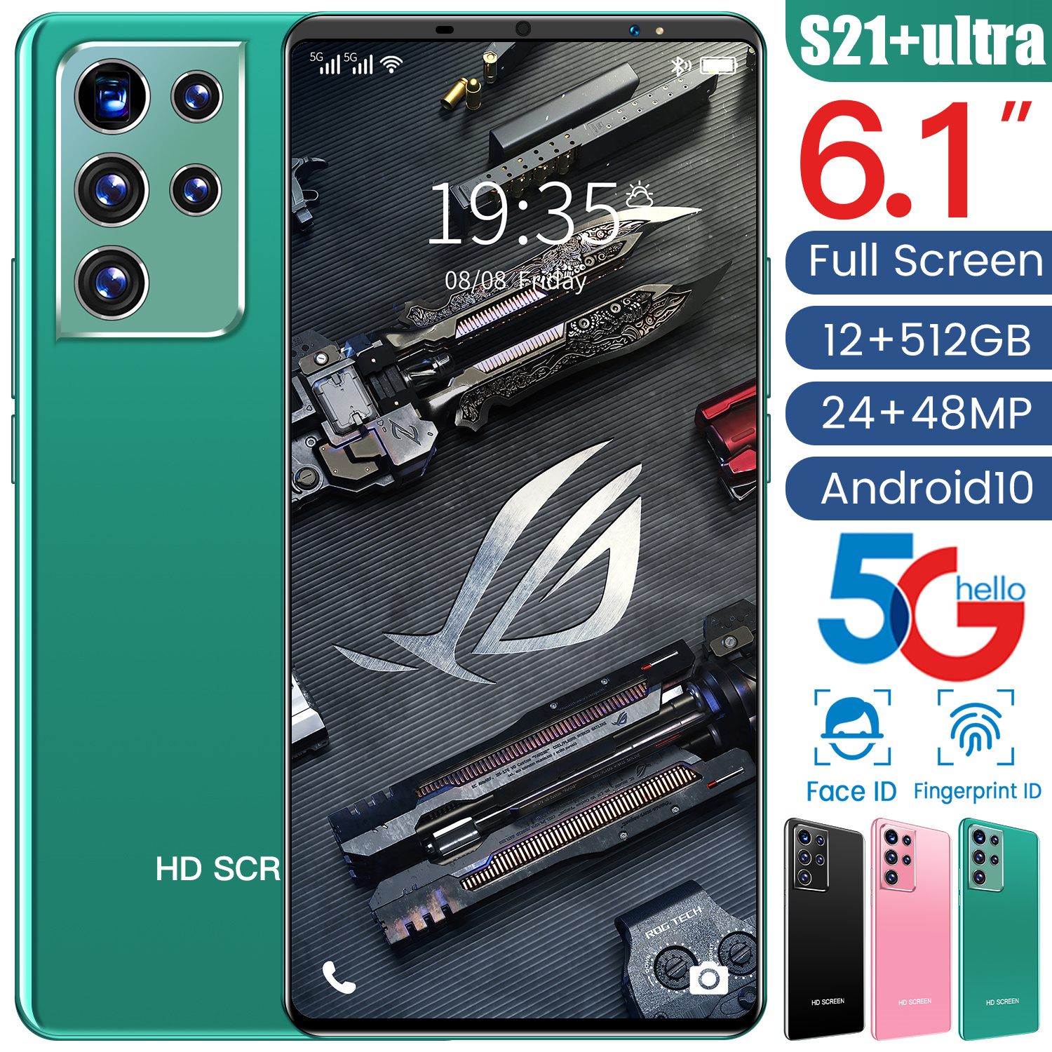 Hp Murah S21 Di Bawah 1 Juta[Promosi Ponsel + COD ]S21+UItra 6.1inch 8GB RAM + 128GB ROM 4800MAh Ponsel Layar Besar Ponsel Baru Smarhone Android9.1 Mendukung Game Ponsel Layar Full HD Ponsel Pintar Ponsel Tp Ponsel Dijual Ponsel Smartphone 5G