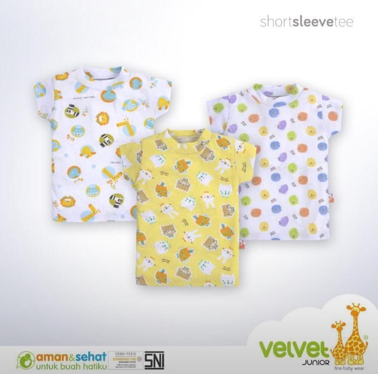 Promo Atasan Velvet Junior Baju Pendek Velvet Junior Size S M L 1 Seri Isi 3 Stel Lazada Indonesia