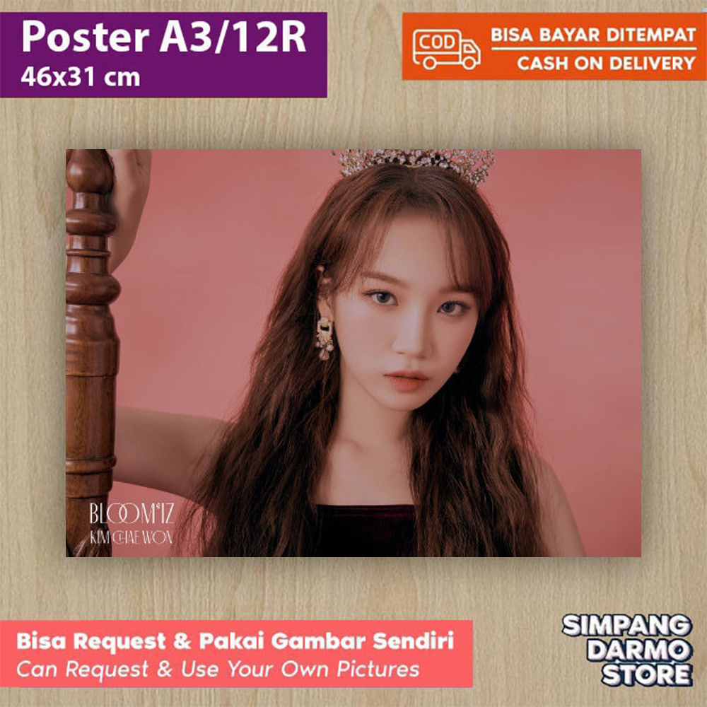 Poster IZONE atau IZONE KPOP Wizone Terbaru Ukuran A4 A3 Besar Kecil