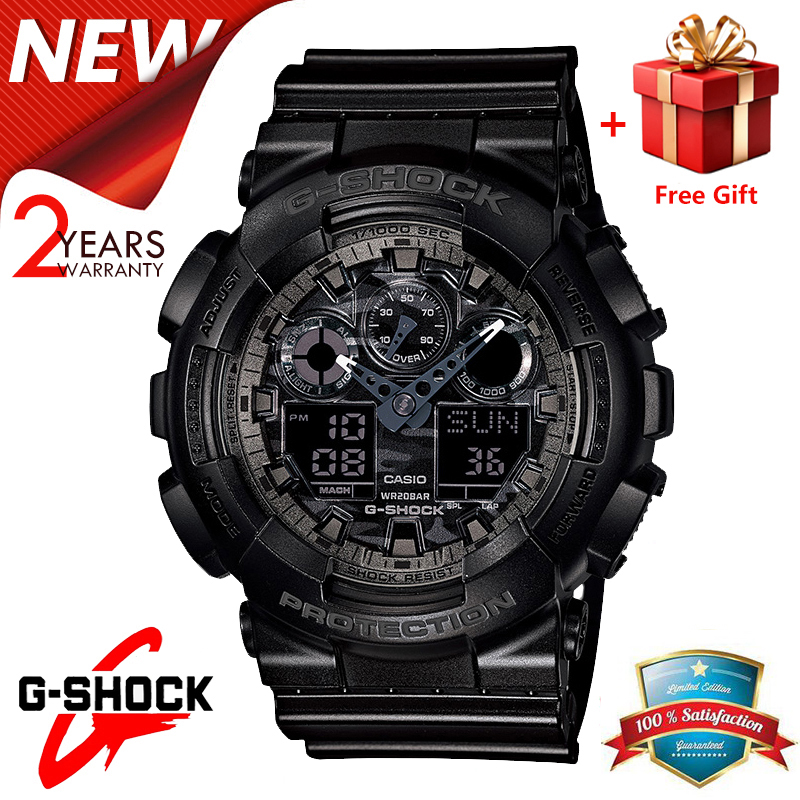 FREE GIFT] Jam Tangan Pria GSHOCK GA110 Full Set Paperbag Water