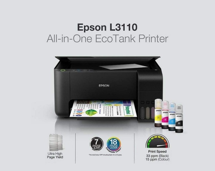 Jual Epson Ecotank L3110 Terbaru | Lazada.co.id