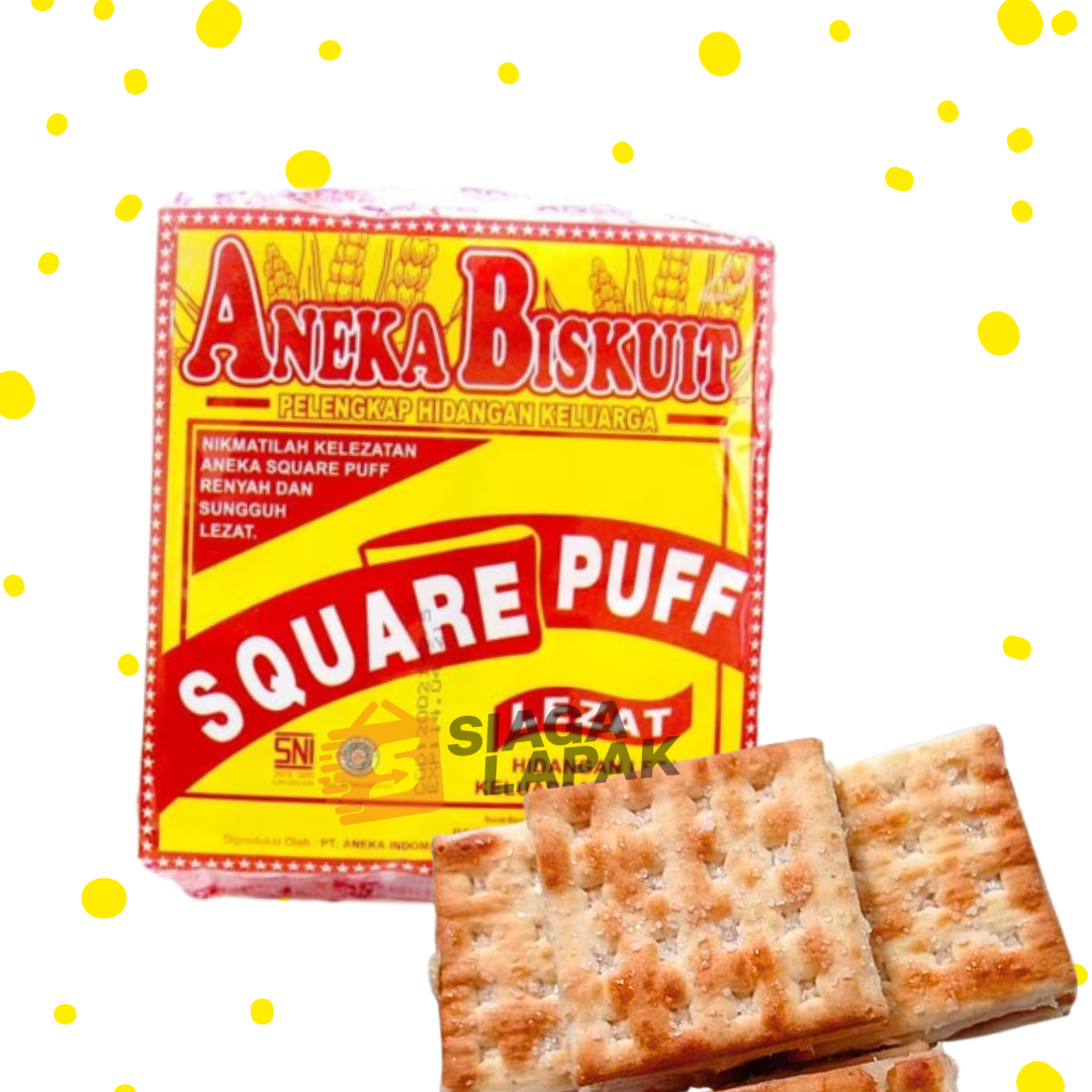 Biskuit Aneka Square Puff - Cream Crackers AIM 300gr | Lazada Indonesia