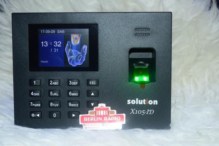 Mesin Absensi Fingerprint Solution X105 Id Mesin Absen Lazada Indonesia Mesin Absensi Fingerprint Solution X105 Id Mesin Absen Lazada Indonesia