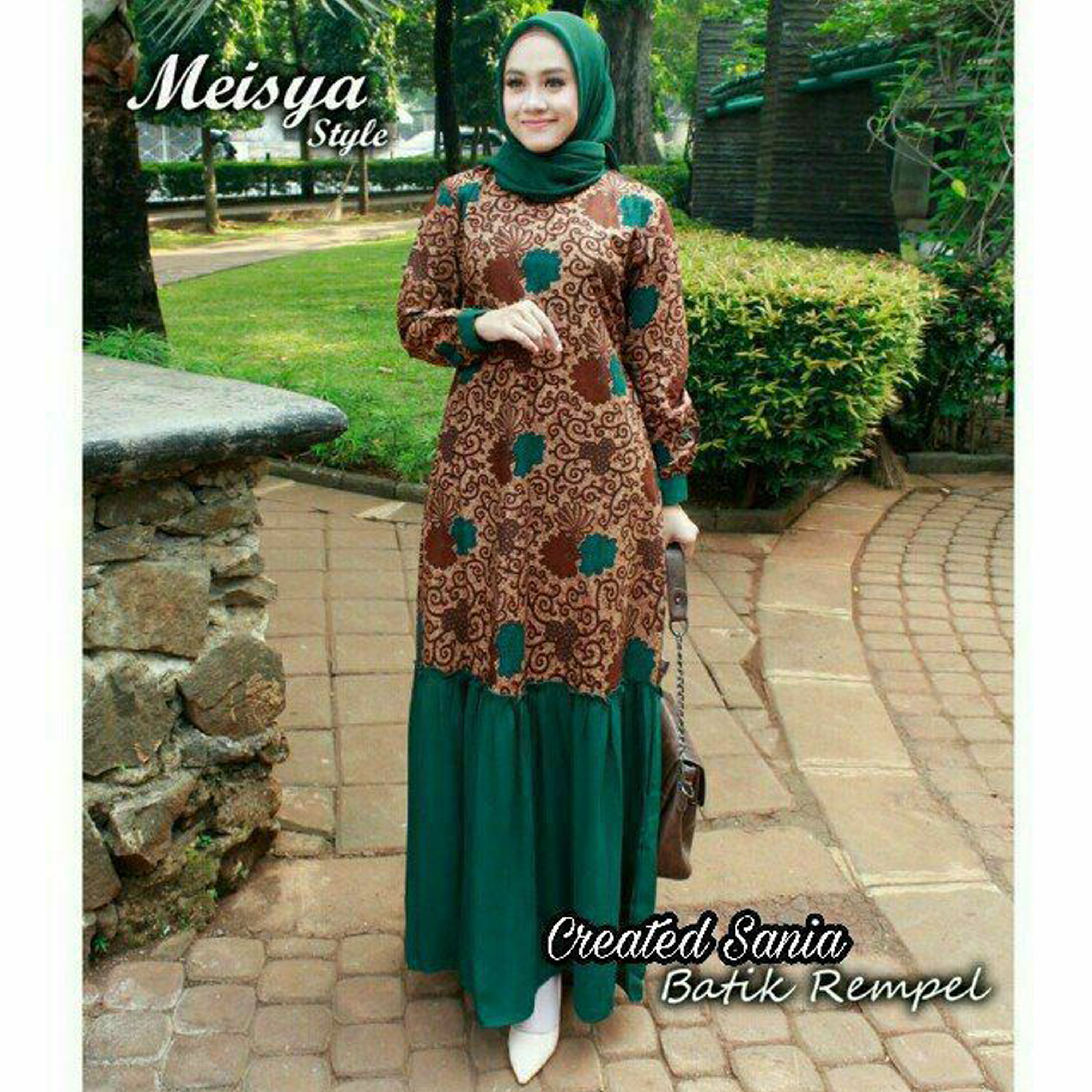 30 Ide Gamis  Batik  Jumbo Solo Tricia Goes Around