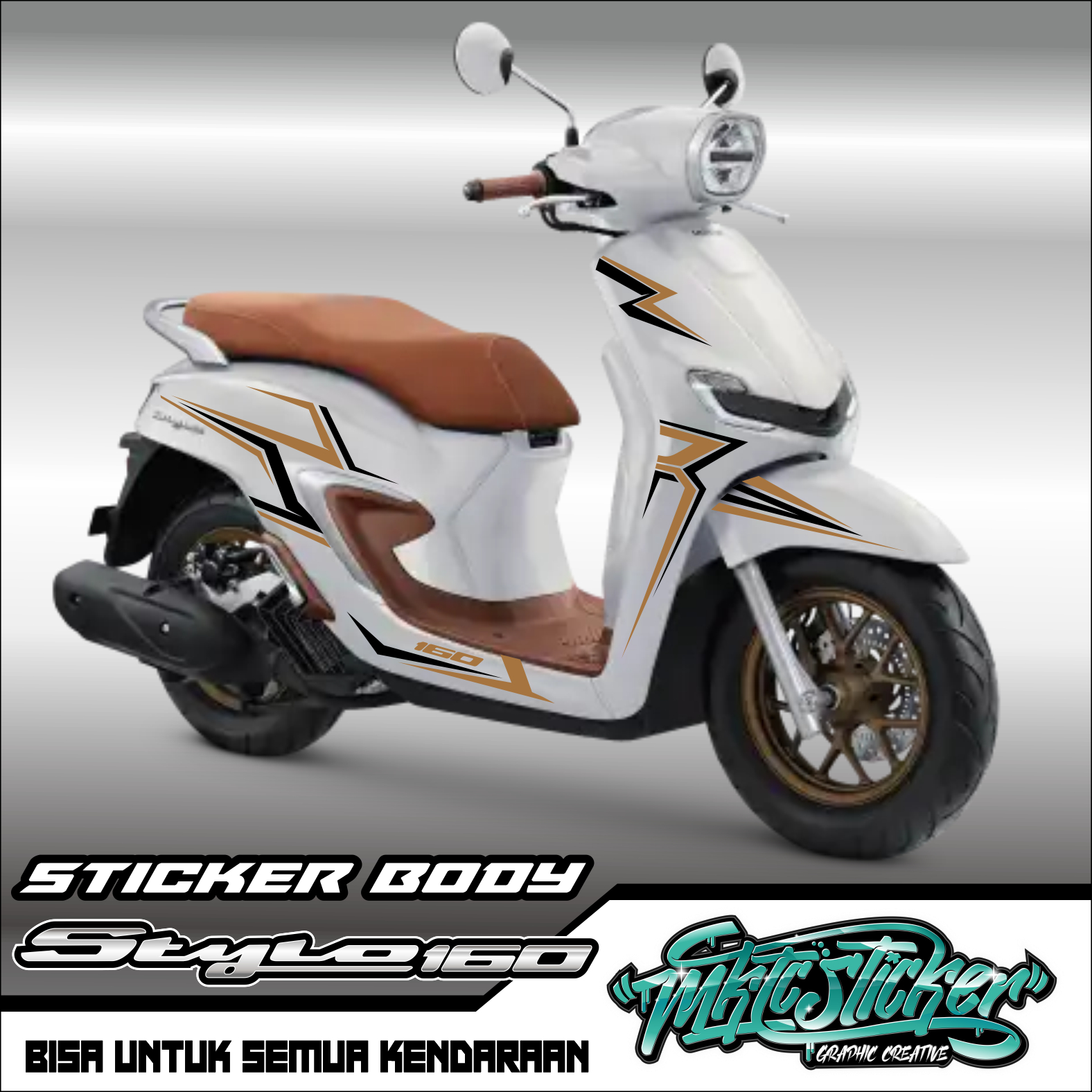 VARIASI STICKER HONDA STYLO 160 MODIF GARIS MINIMALIS | Lazada Indonesia