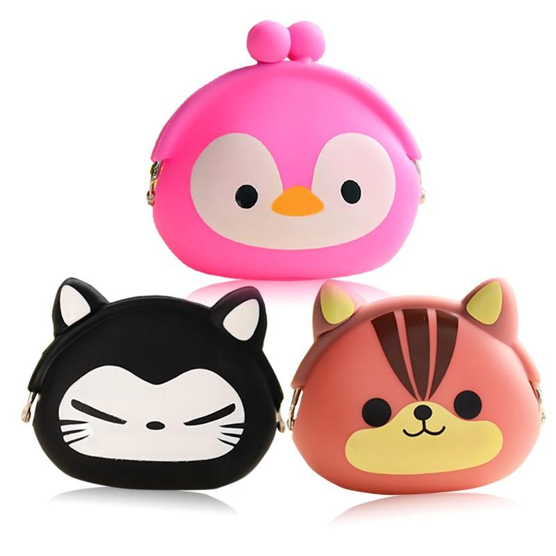 satu ALAT - Dompet Koin Lucu Jelly Silicone HQ02 / Dompet Koin karakter lucu