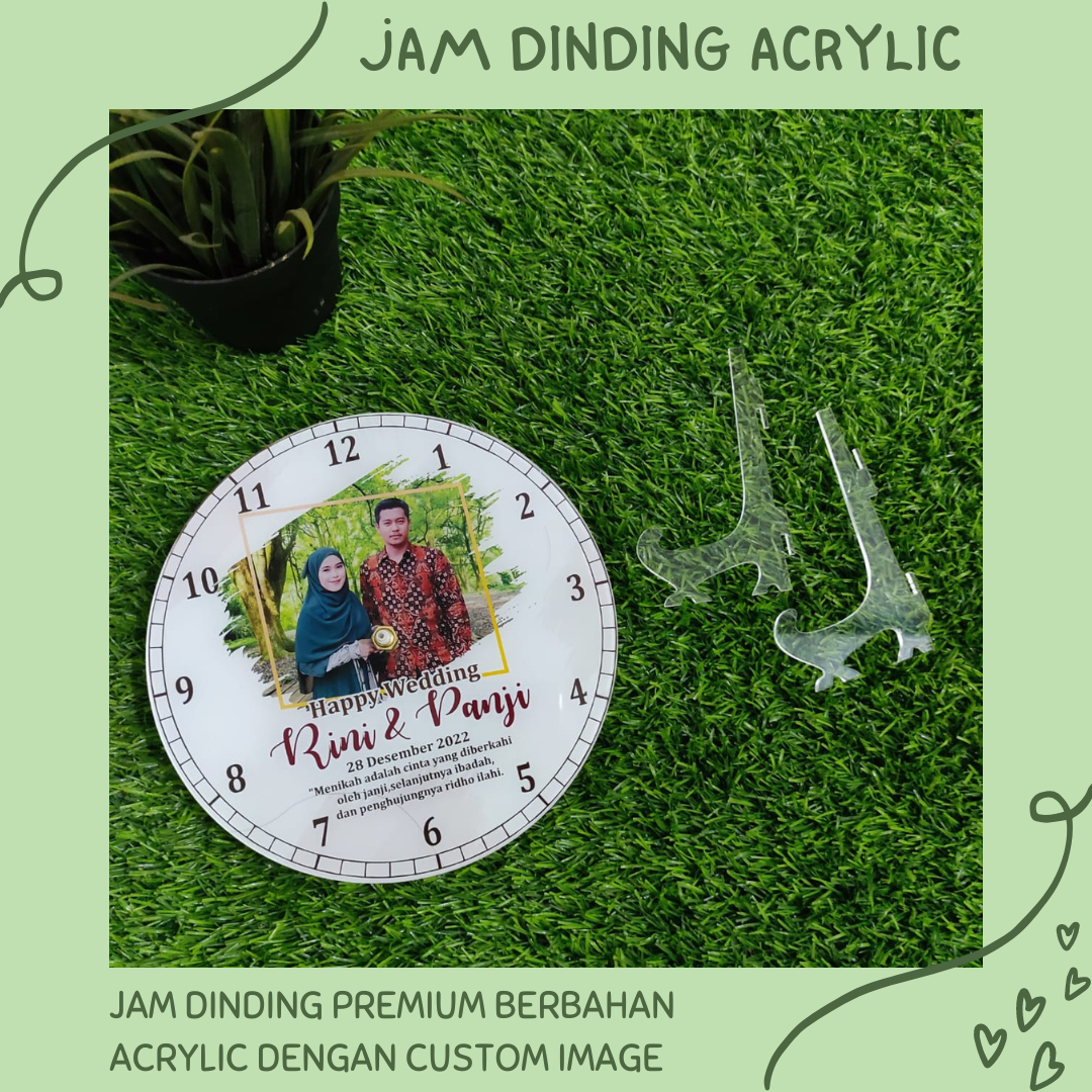 JAM MEJA ACRYLIC CUSTOM / JAM MEJA PREMIUM / JAM CUSTOM AESTHETIC