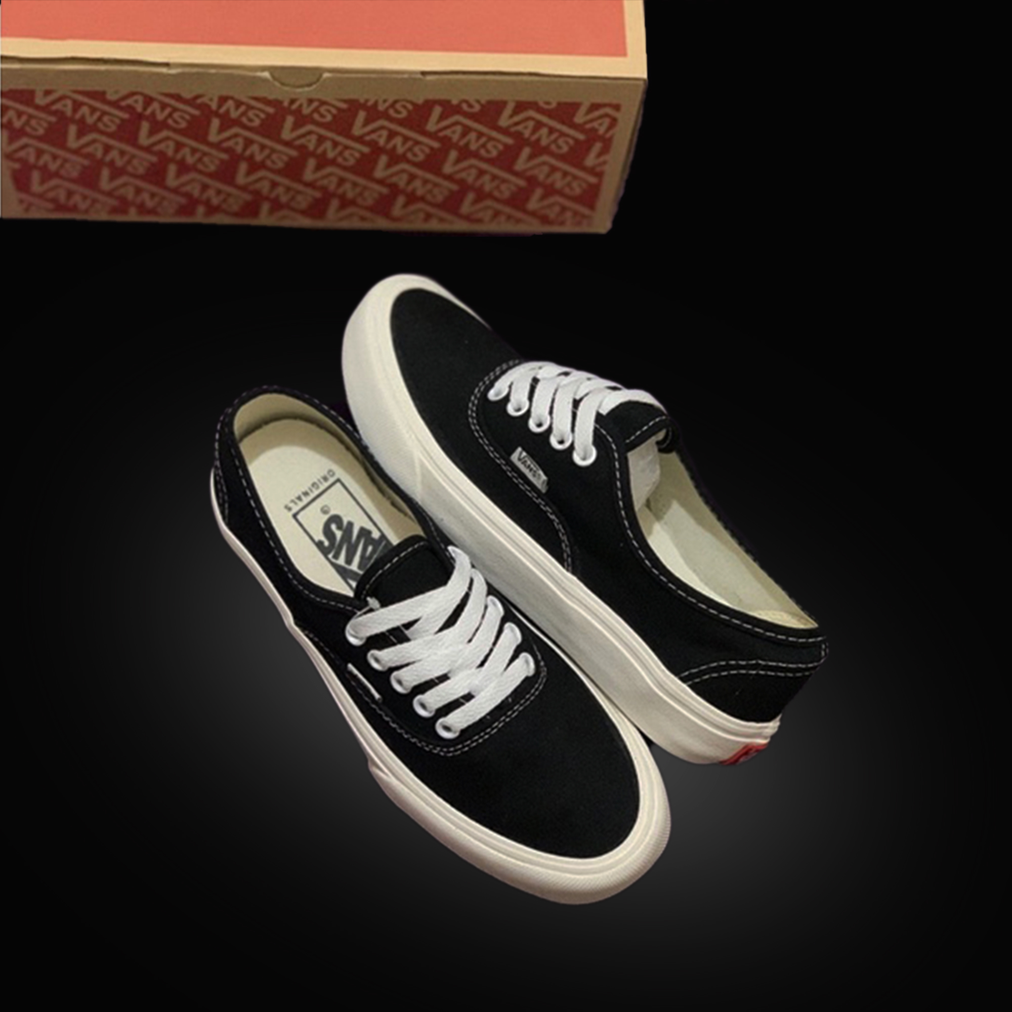 vans herringbone lace authentic