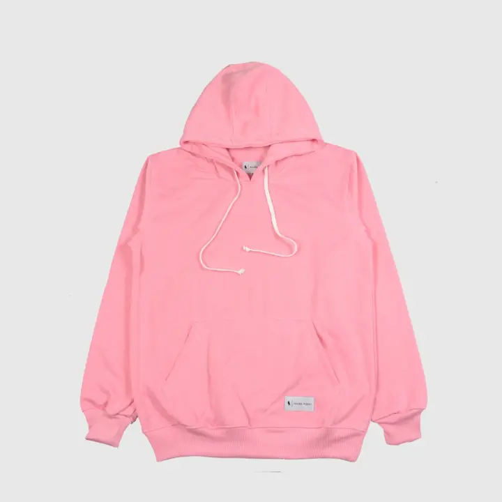 baby pink zip up hoodie