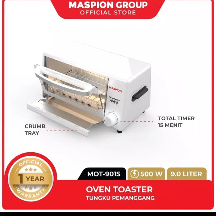 maspion oven toaster mot 901s