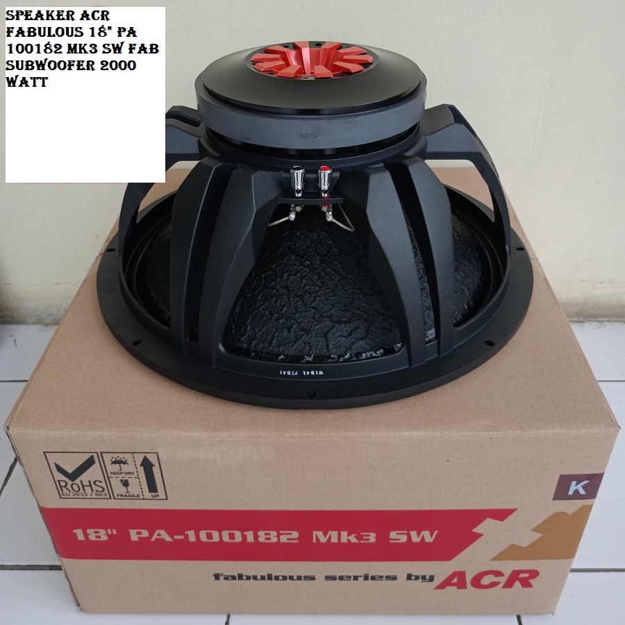 SPEAKER ACR FABULOUS 18\