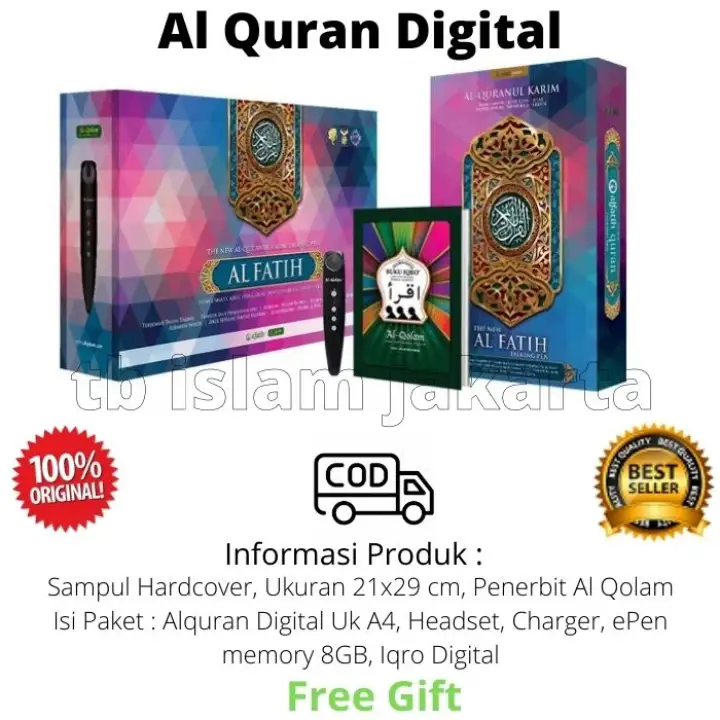 Al Qolam Al Quran Terjemah Al Fatih Talking Pen Alquran Alfatih Digital Pen Packing Kardus Quran E Pen Murah Alkuran Pena Alqolam Alat Bantu Baca Terbaru Lazada Indonesia