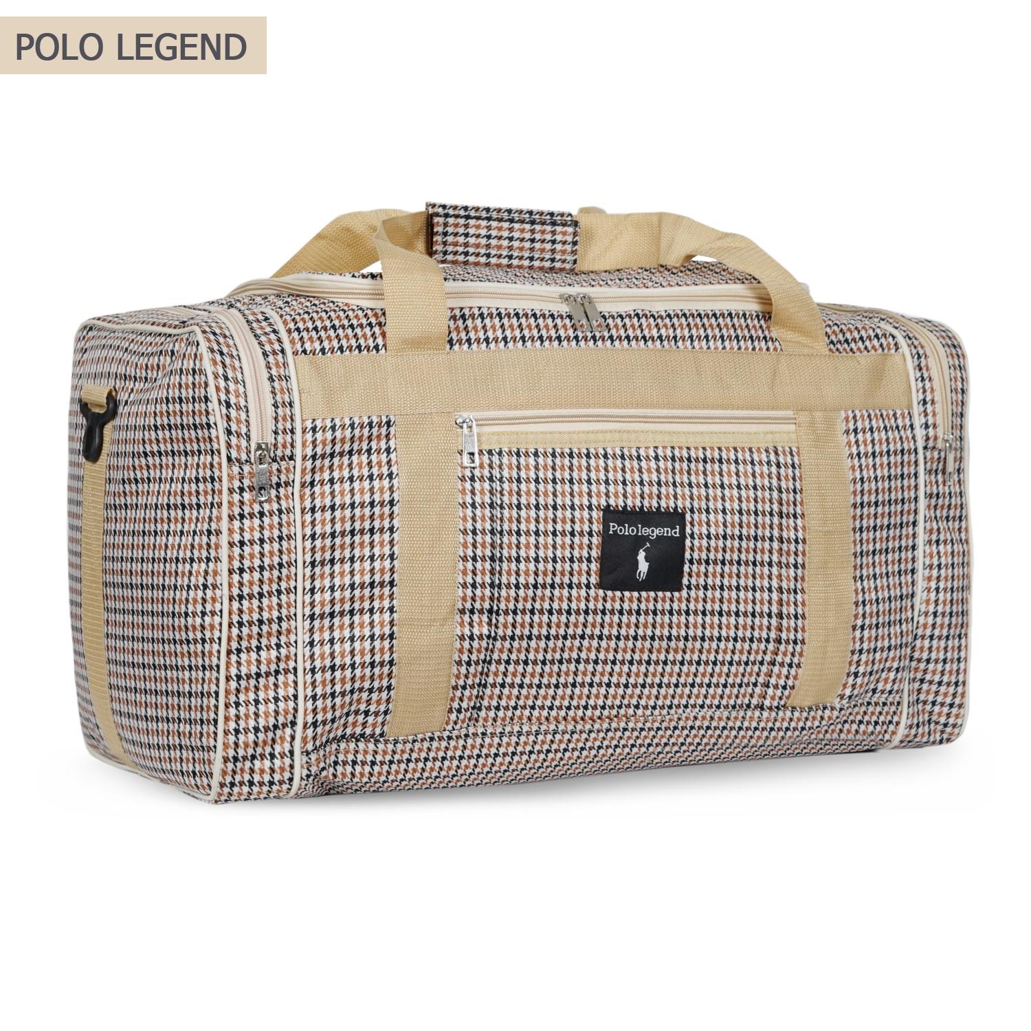 Tas Pakaian Tas Baju Tas Jalan Jalan Tas Mudik Tas Travel Pria dan Wanita POLO LEGEND Travel Bag MEDIUM BROWN