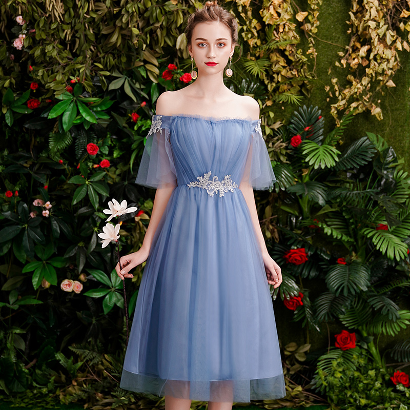 bluewater bridesmaid dresses Wedding Fair 2019 Bridesmaid Dresses – Jeutonic Size-US:10 Satin Fabric Color Best Sellers by Chic YC 2026-08-01 Antoinette Dress, Women's Dark