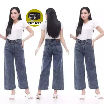Celana Kulot Jeans - Kulot Jeans Wanita - Celana Jeans Wanita - Celana Wanita Terbaru 2021 - Celana Panjang Wanita - Kulot Jeans