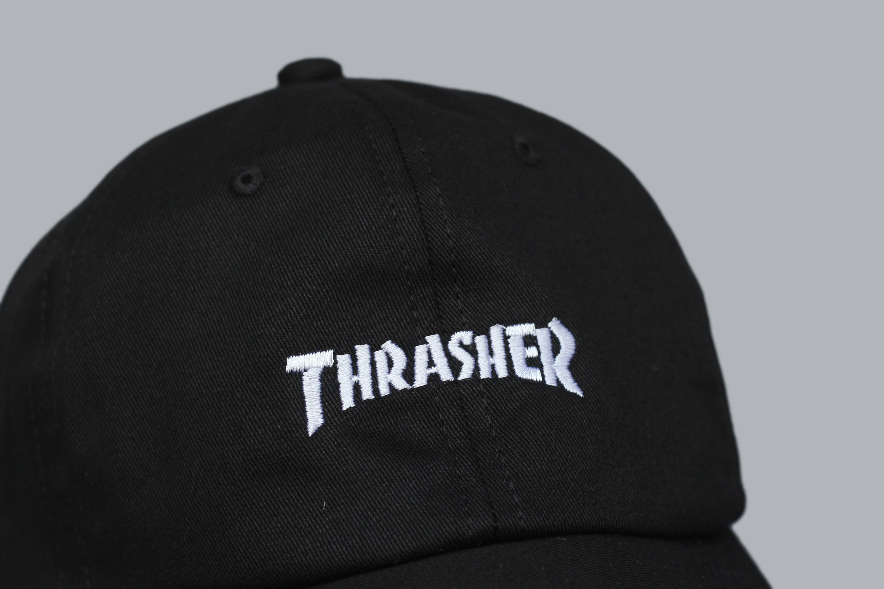 Topi Thrasher Basic Font Logo Baseball 