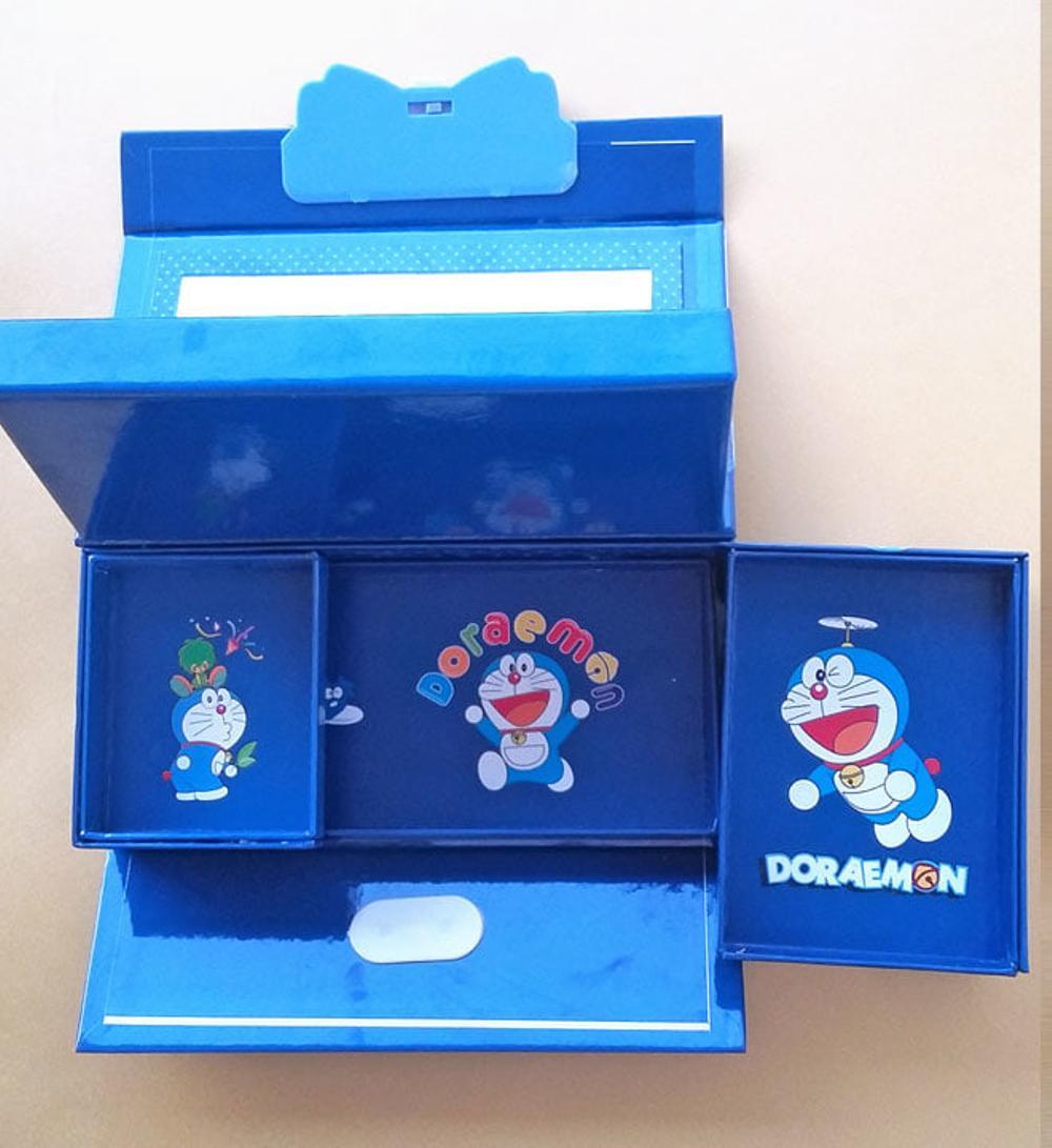 Kotak pensil / tempat pensil kode model 3 tingkat ( karakter doraemon