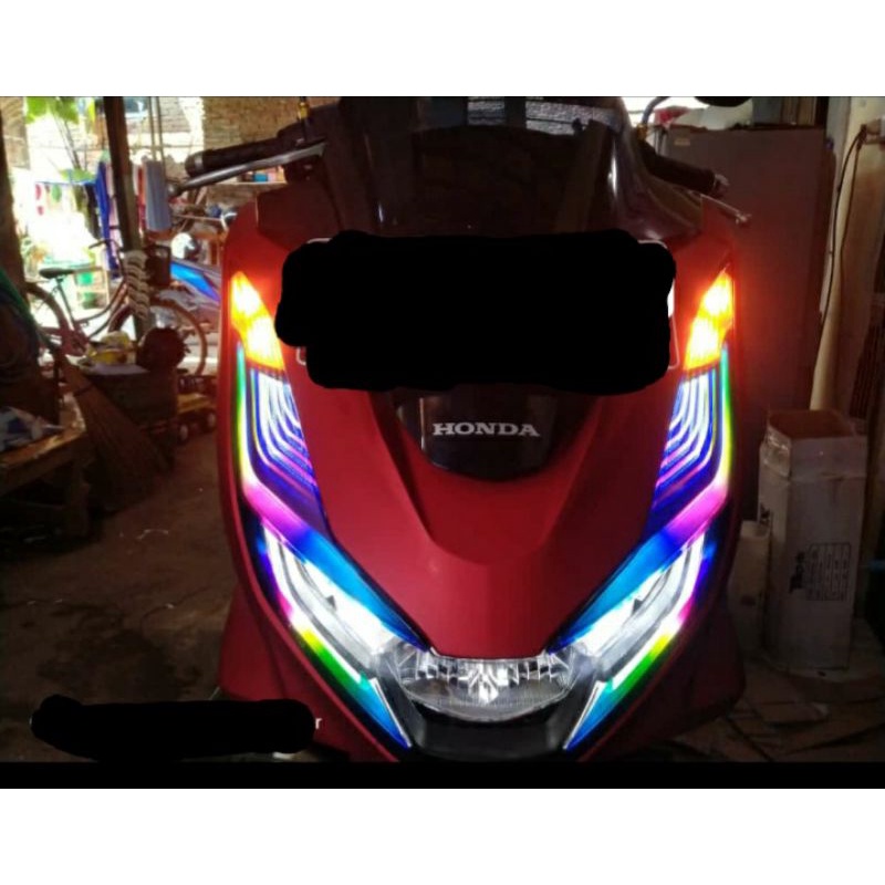 Stiker Lampu Pcx 160 / Stiker Lampu Pcx New / Stiker Alis Pcx Rgb