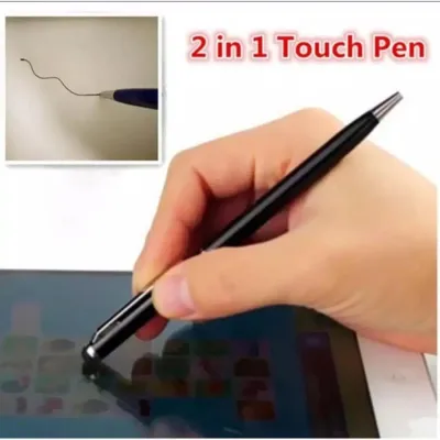 Stylus Pen 2in1 Pena Aluminium & Touch Screen Pen