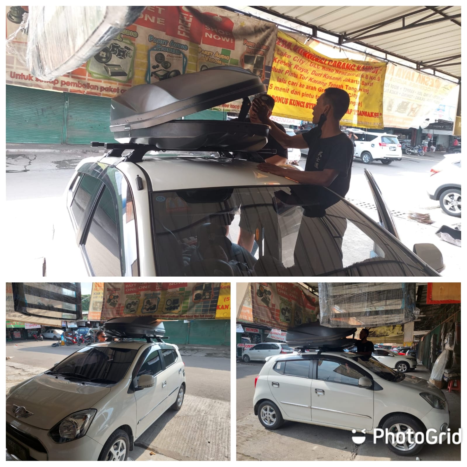 ROOF BOX ROOFBOX AGYA AYLA Aksesoris Mobil Agya Rooftop Box