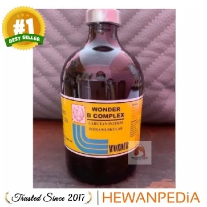 Wonder Vitamin B Plex 100 Ml B Kompleks Hewan Sapi Kambing Kucing Lazada Indonesia