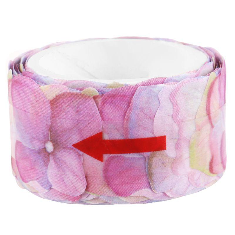 200Pcs//Roll Paper Flower Petal Washi Tape Masking Scrapbook Sticker Sticky Tape