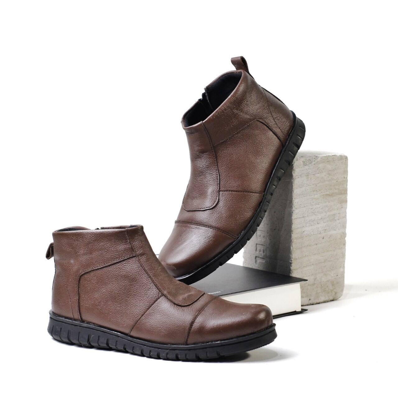 GBS FASHION Sepatu Kerja Pria Chelsea Boots Pantofel Formal Trendy