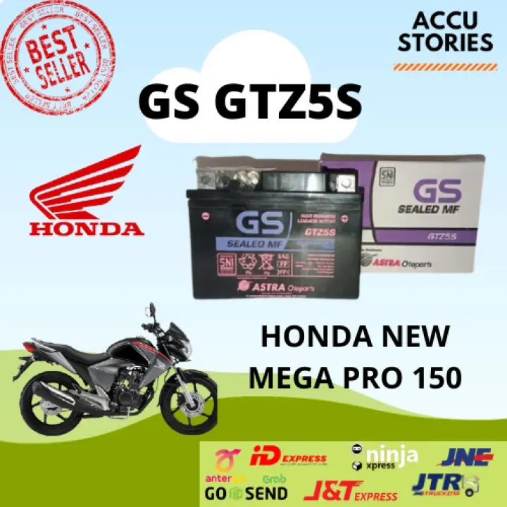 Aki Motor Gs Astra Gtz5s Kering 12v 3 5ah Honda New Mega Pro 150 Kirana Karisma Yuasa Motobatt Lazada Indonesia