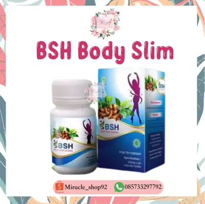 Bsh Body Slim Herbal | Bsh Capsule Pelangsing | Obat Pelangsing (✔️BPOM)