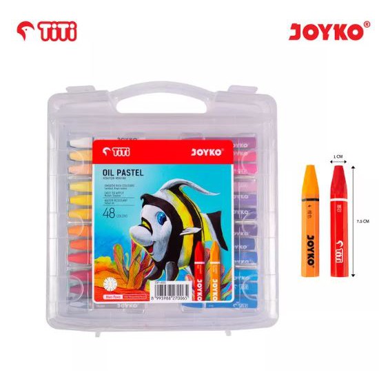KRAYON CRAYON TITI JOYKO 48 WARNA OIL PASTEL Lazada Indonesia