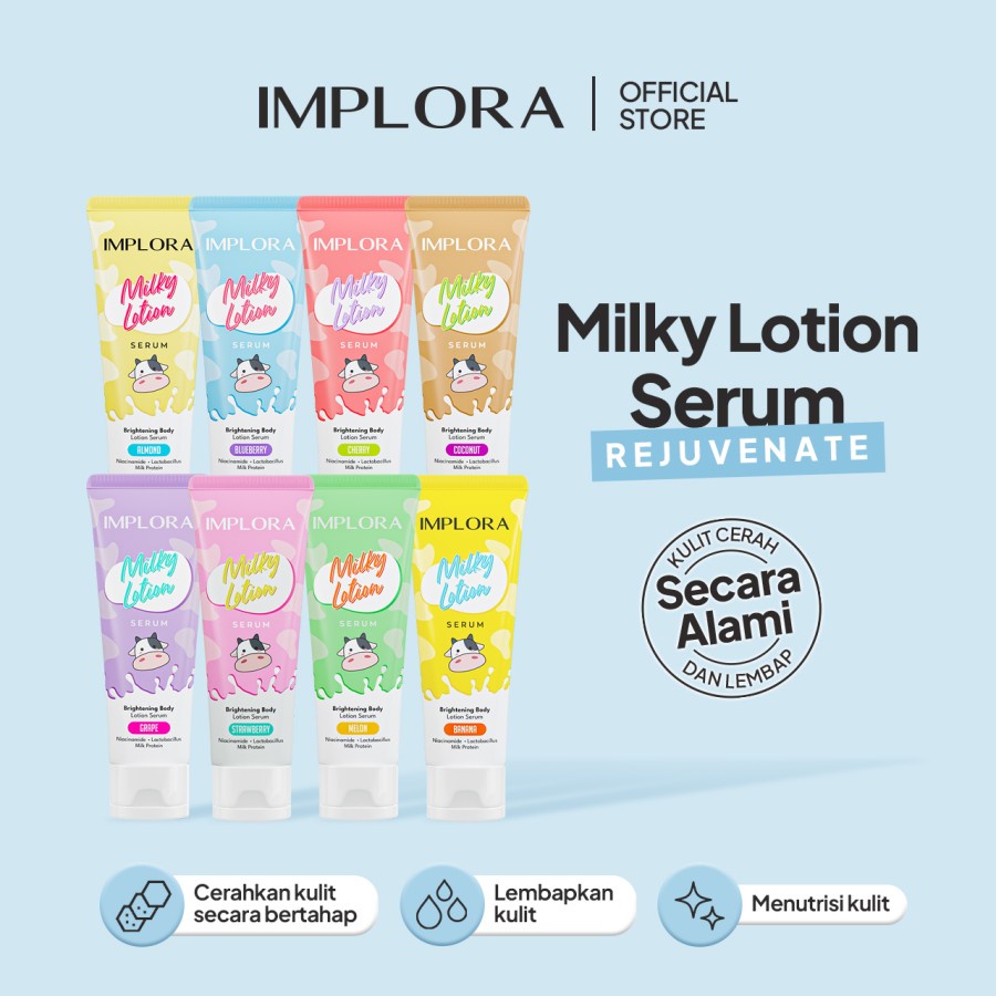 Implora Milky Lotion Body Serum - Rejuvenate