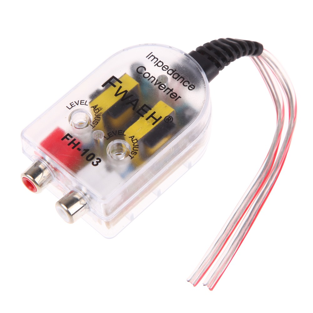 Adaptor Rca Audio High To Low Booster Converter Lazada Indonesia