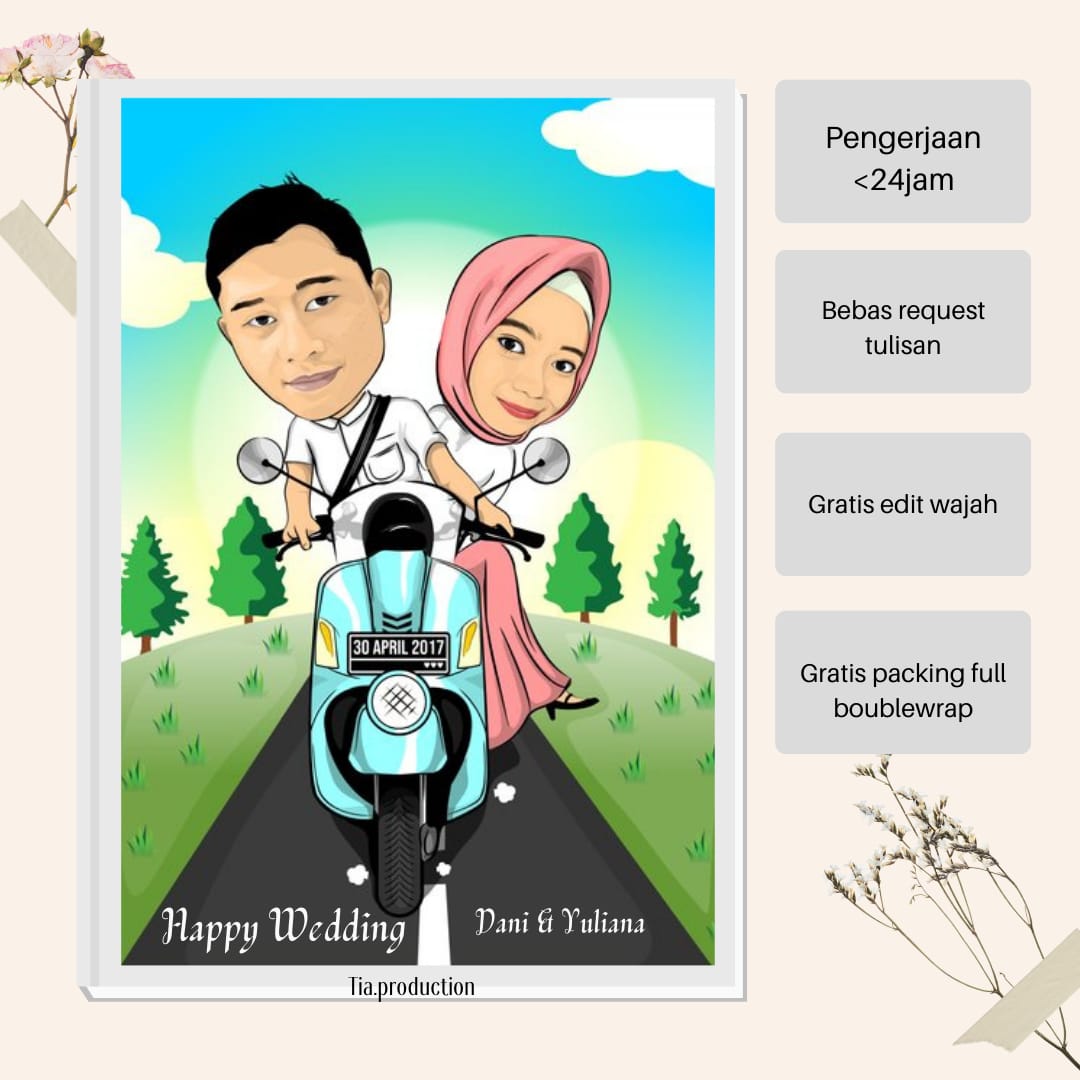 Karikatur Couple Karikatur Pasangan Edit Foto Karikatur Kado Pacar ...