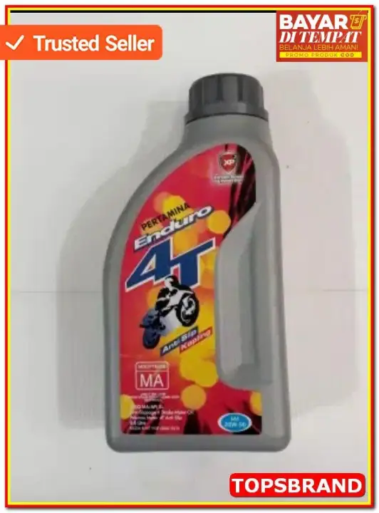 Oli Mesin Pertamina Enduro 4t 0 8 Liter Jaso Ma Api Sl Sae 20w 50 Lazada Indonesia