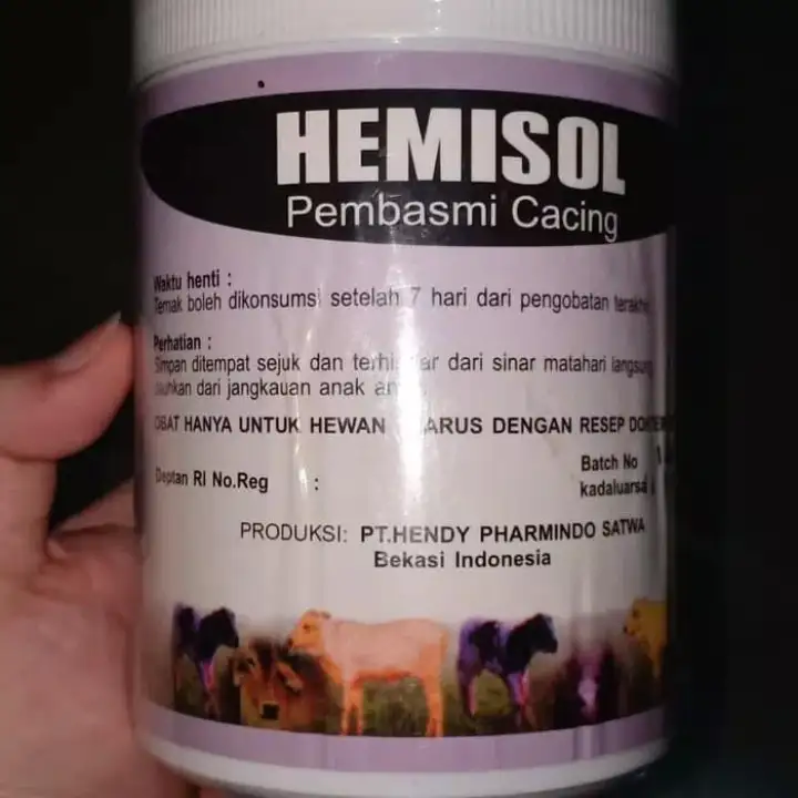 Hemisol Obat Pembasmi Segala Jenis Cacing Untuk Hewan Ternak Dan