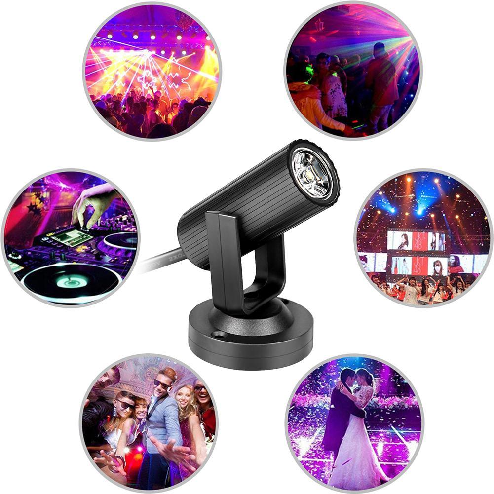 1W LED Beam Light Spotlight Effect Stage Lighting Lamp for KTV DJ Bar Disco