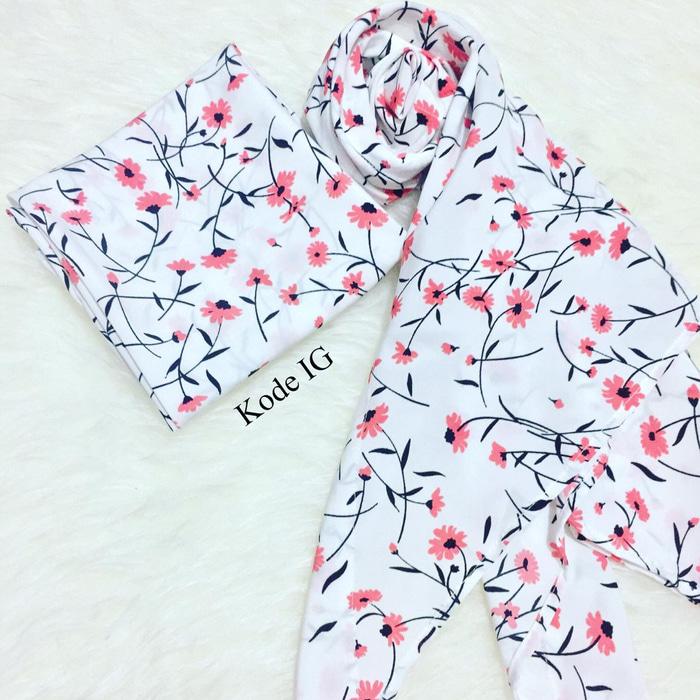 PROMO JILBAB SEGITIGA INSTAN MOTIF MONALISA KODE IG TERBARU