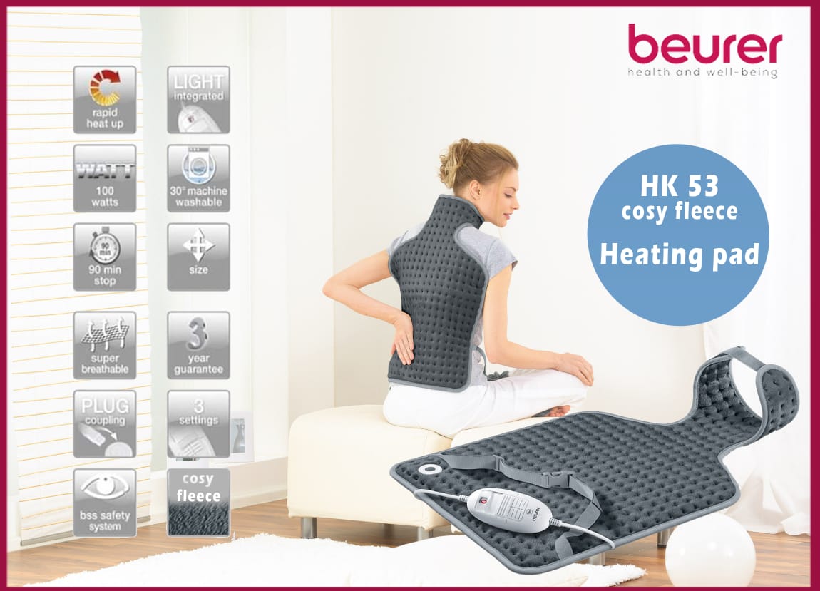 Beurer Back & Neck Heat Pad HK 53 | Lazada Indonesia