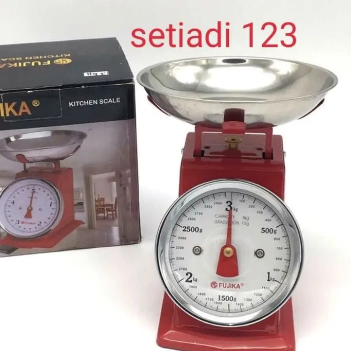 Timbangan Besi Fujika Manual 2kg 3kg 5kg Ready Cod Tersedia Juga Timbangan Digital Timbangan Badan Timbangan Kue Lazada Indonesia