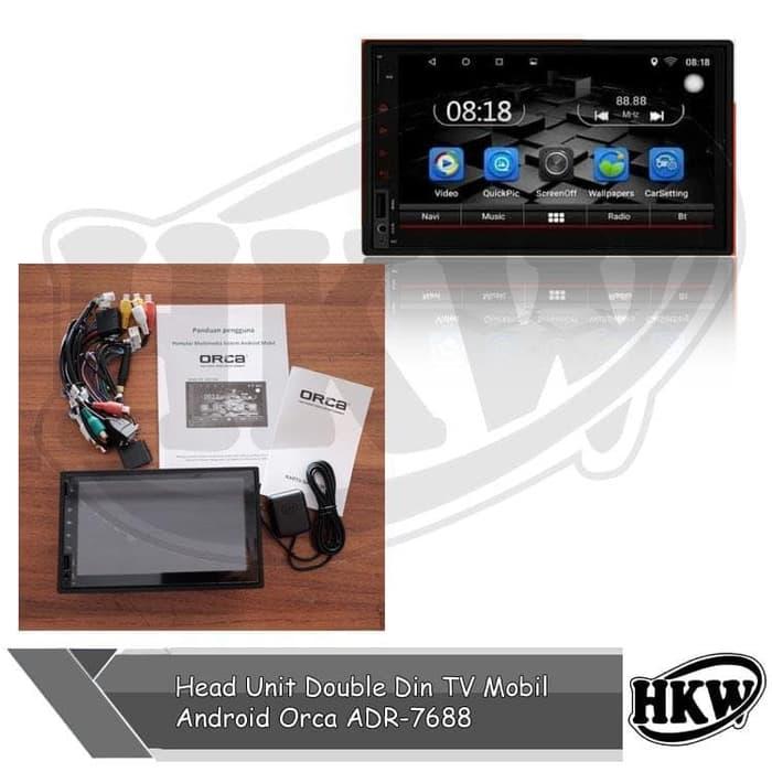 Head Unit Double Din TV Mobil Android Orca Etios