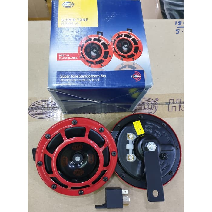Klakson Hella Merah Supertone Plus Relay Mobil Brio (Kode 05) Lazada