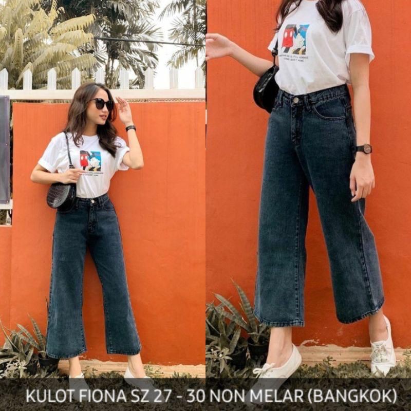 CELANA BOYFRIEND KULOT SNOW 