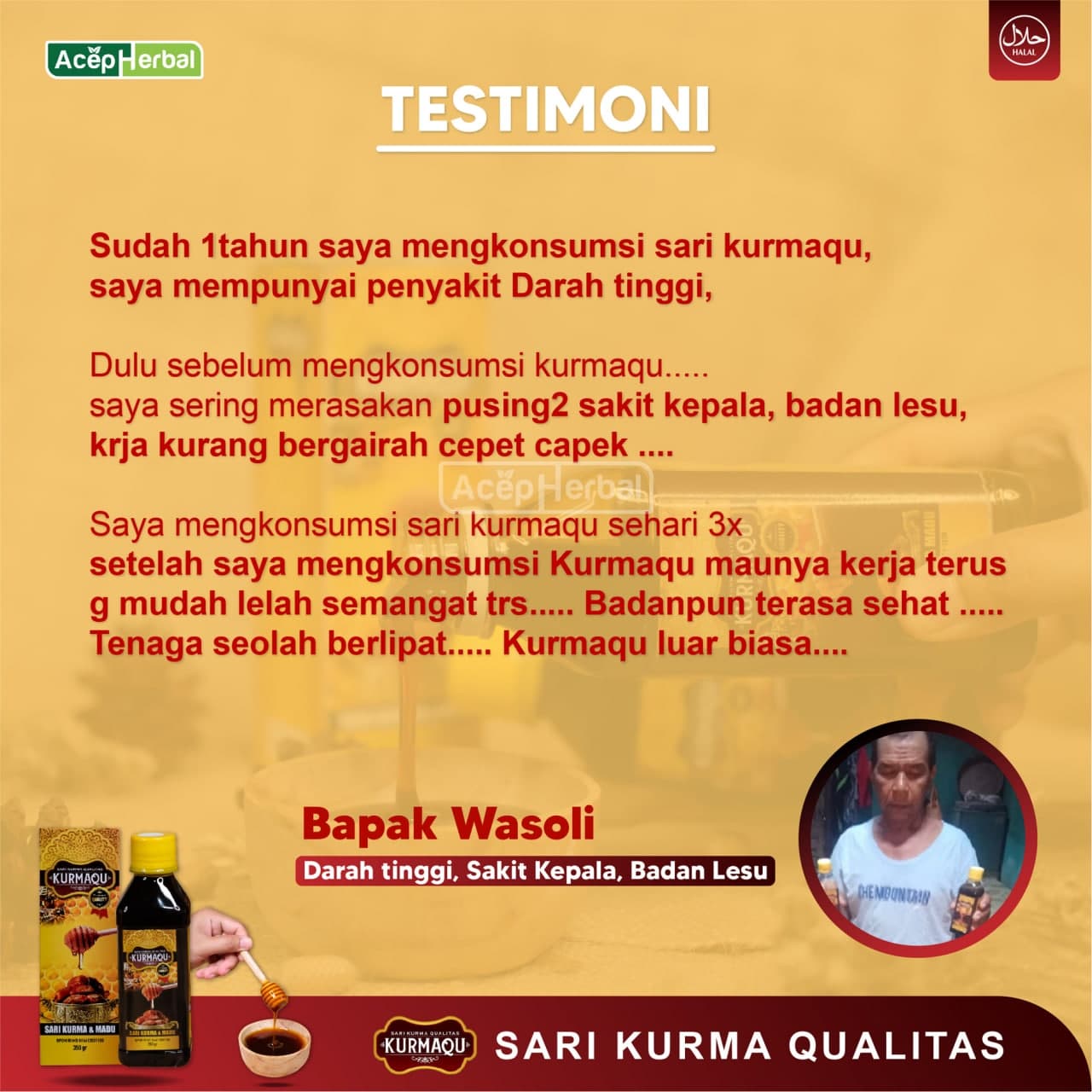 Khasiat Dan Manfaat Kurmaqu Sari Kurma Dan Madu Pilihan Asli 100 Original Lazada Indonesia