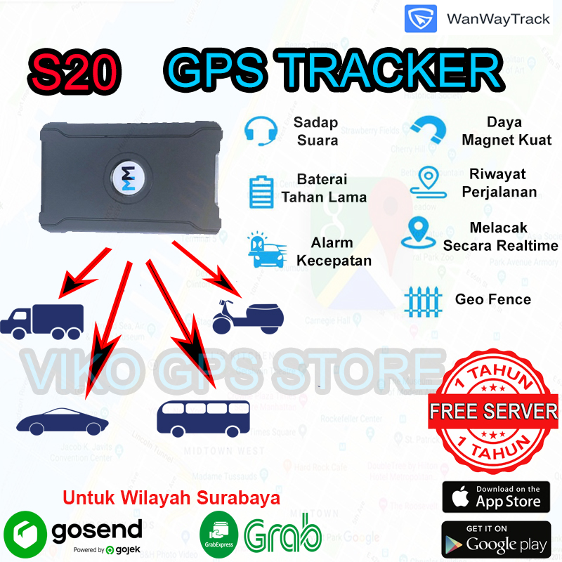WANWAY GPS Tracker S20 Lazada Indonesia
